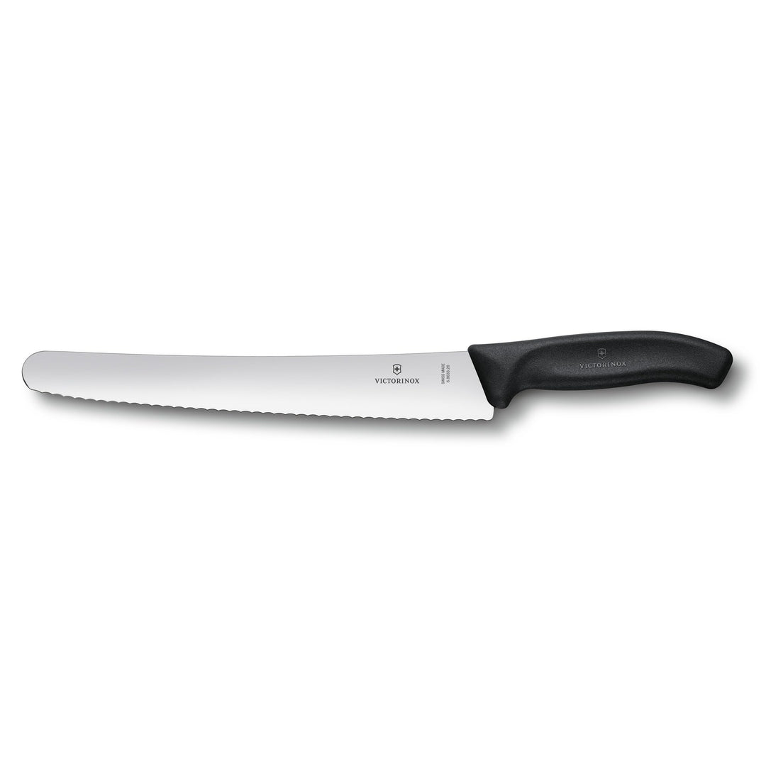 Victorinox Swiss Classic Brot-/Konditormesser mit Wellenschliff, Rostfreier Stahl, in Geschenkbox, S