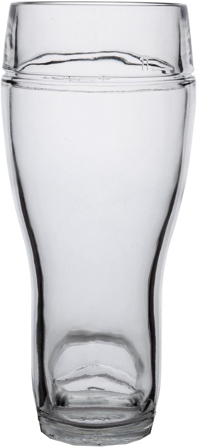 Bierstiefel mit Gravur, Bierglas mit 1,0 Liter Füllstrich, Personalisiertes Glas mit Name & Kneipen-