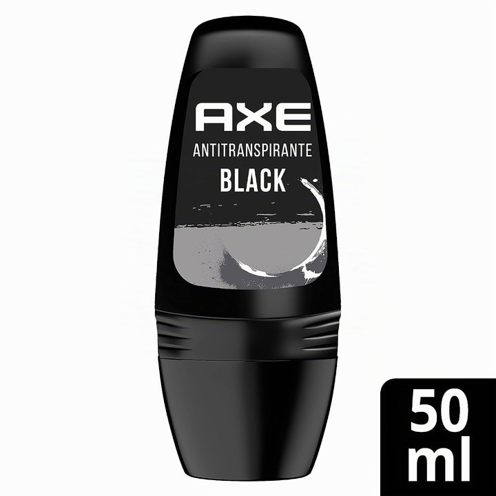 Axe Deodorant für Herren, Roll-On Schwarz, 50 ml, 6 Stück, Schwarz