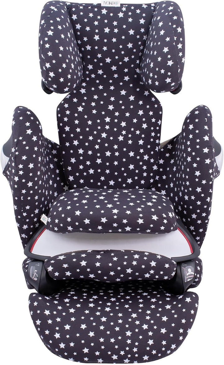 JYOKO Kids Bezug für Autositz kompatibel mit Cybex Pallas M (Winter Sky), Winter Sky