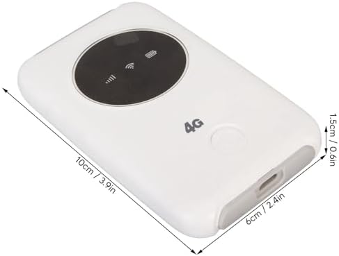 Brrnoo 5G Mobile WiFi Modem, Wireless Mobile Router 300 Mbit/s, Entsperrter 5G WiFi SIM-Kartensteckp