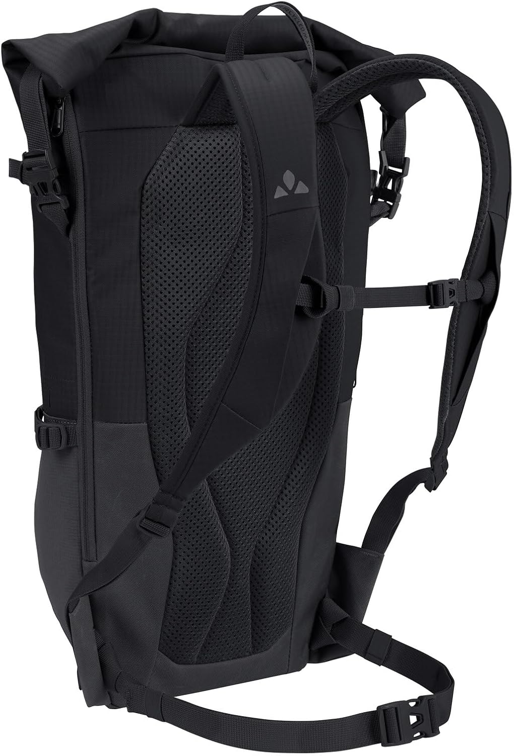 VAUDE Cityrucksack CityGo II 23 Liter, wasserdicht &amp; leicht – Schwarz Schwarz Einheitsgrösse, Schwar