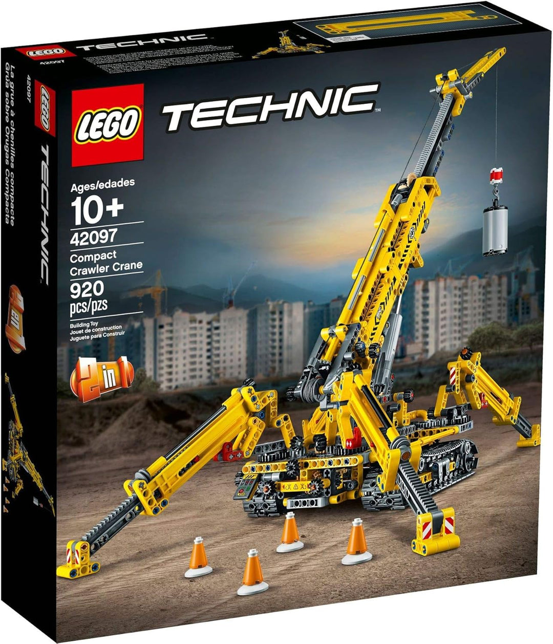 Lego 42097 Technic Spinnen-Kran Standard Verpackung, Standard Verpackung