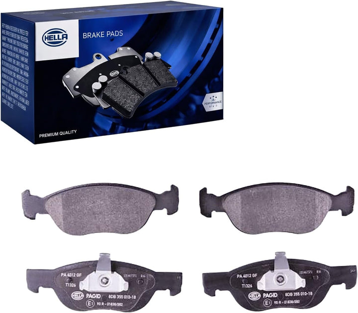 HELLA PAGID 8DB 355 010-181 Bremsbelagsatz - T1326 - Dicke/Stärke: 17.9mm - Bremssystem: Teves - nic