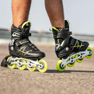 K2 Herren F.i.t. 84 Pro Inline Skates EU: 40 (UK: 6.5 / US: 7.5) Black - Yellow, EU: 40 (UK: 6.5 / U