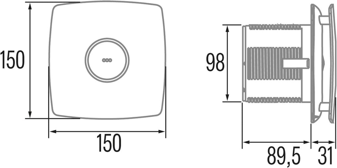DOJA Barcelona 01040000 X-MART 10 INOX Kampagne, 15 W, 230 V, Weiss
