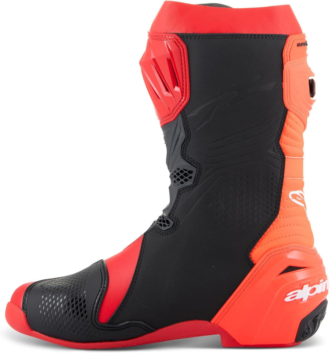 Alpinestars Unisex MotorradssMotorradstiefel 47 EU Rot Schwarz Weiss, 47 EU Rot Schwarz Weiss