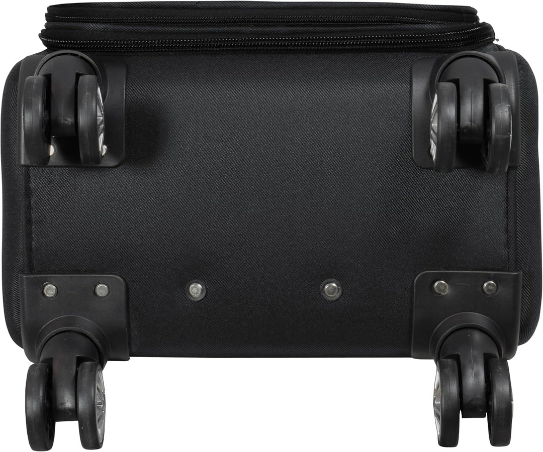 Weichgepäck grosser Reisekoffer Maribor 78cm 99 Liter 4 Rollen Zahlenschloss Schwarz
