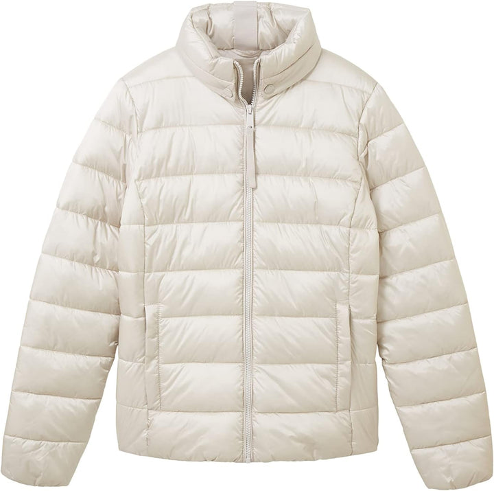 TOM TAILOR Damen Lightweight Steppjacke, L 16339 - Clouds Grey