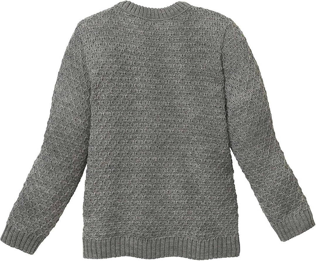 Disana Aran-Pullover Kinder - 100% Bio-Merino – atmungsaktiv &amp; kuschelig warm - Unisex Gr. 86-140 -