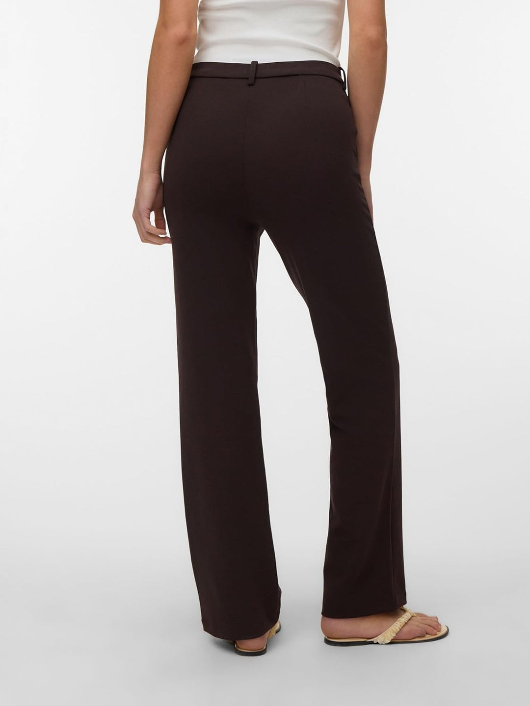 VERO MODA Female Hose VMZAMIRA Mittlere Taille Hose XS / 34L Chocolate Torte, XS / 34L Chocolate Tor