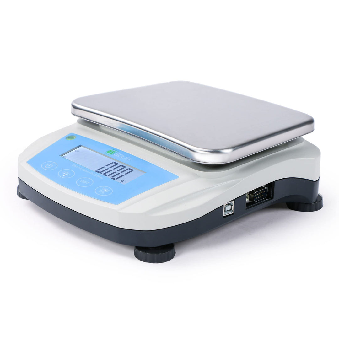 U.S. Solid Präzisionswaage Laborwaagen RS232 USB Schnittstellen (5000g, 0.01g) USB & RS232 Schnittst