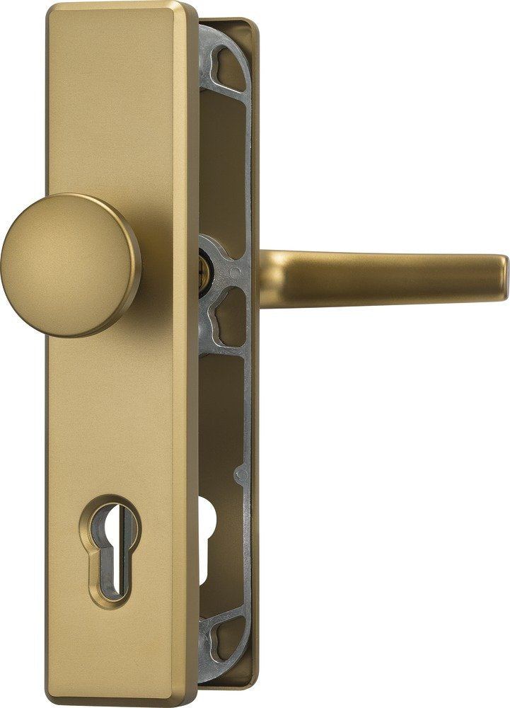 ABUS Tür-Schutzbeschlag HLS214 F4 08302 Wechselgarnitur F4 Bronze, Wechselgarnitur F4 Bronze