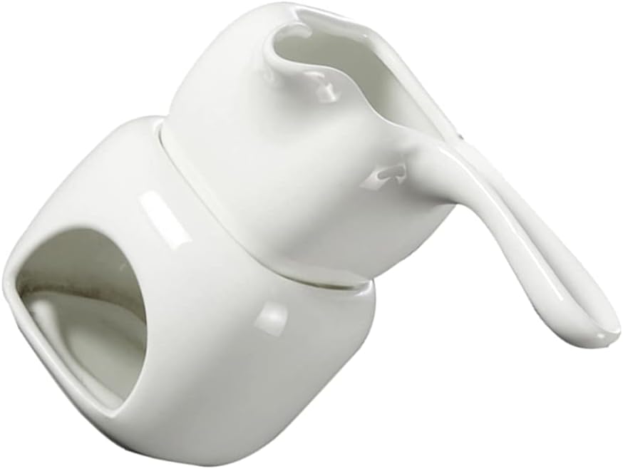 HEMOTON 110 ml Schmelzofen aus Keramik mit Ständer für Käse