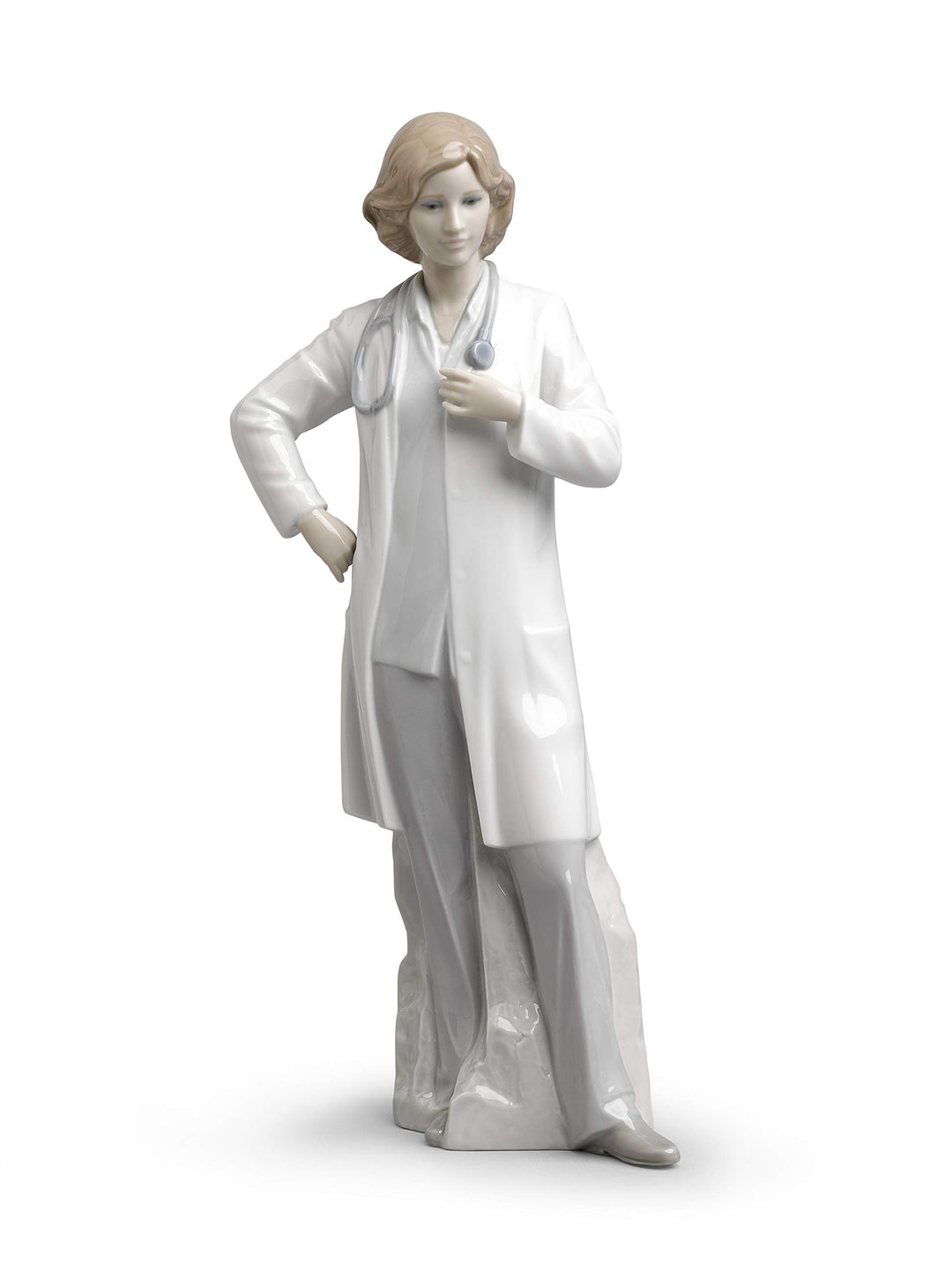 LLADRÓ Figur Ärztin. Arzt Doktor. Porzellan.