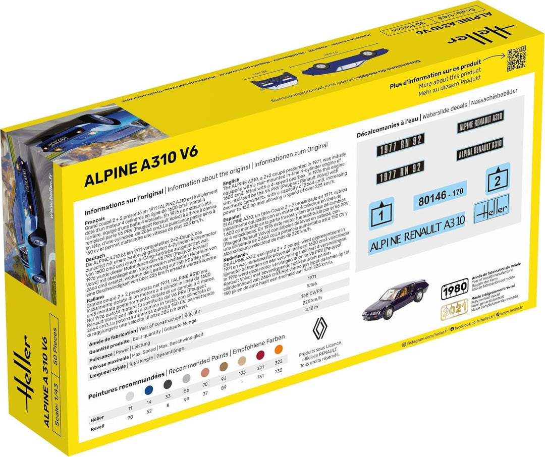 HELLER Justtra Modellauto Alpine A310
