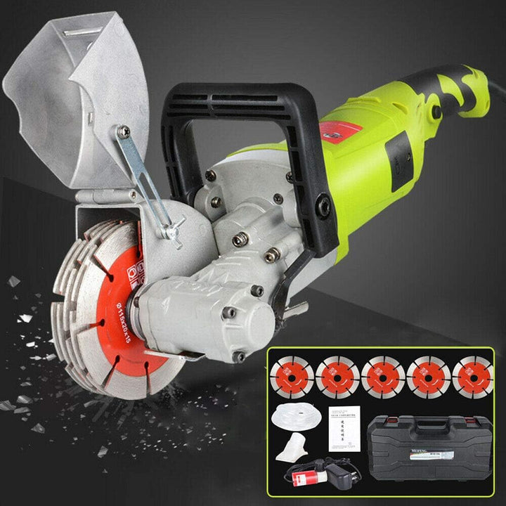 Elektrische Wandschlitzfräse 4000W - Mauernutfräse - Mauerfräse - Boden - 220V - Kreissäge - Slotter