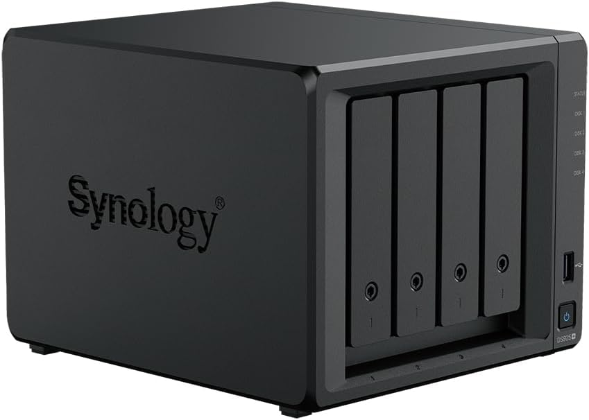 Synology DS925+ Bundle 24TB Bestpreis Festplatten (4X 6TB) 4Bay Desktop NAS, 2.5GbE-Ports, 4GB RAM,
