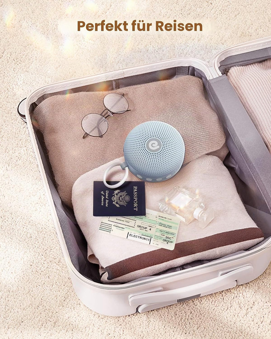 Dreamegg White Noise Machine - D11Max Einschlafhilfe Babys Erwachsene, Portable White Noise Machine