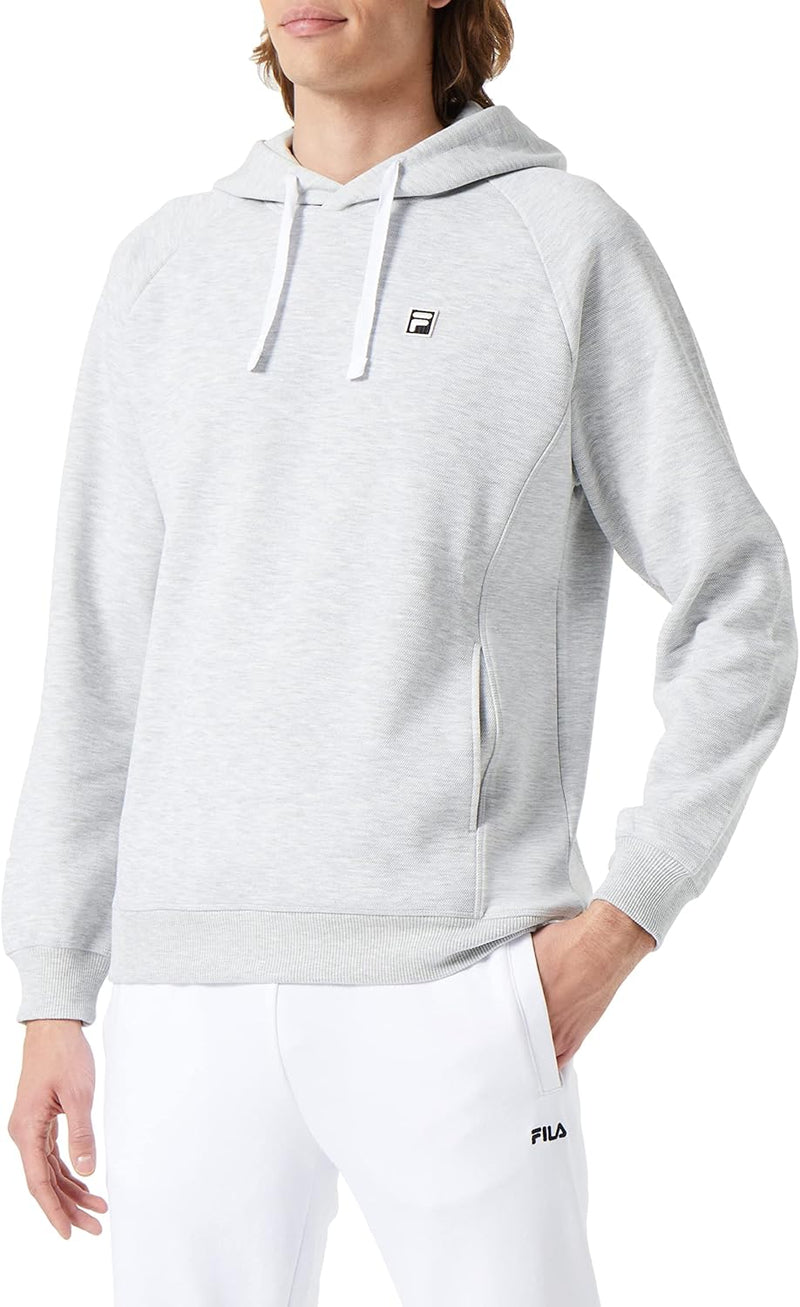 FILA Herren Bisceglie Hoody M Light Grey Melange, M Light Grey Melange