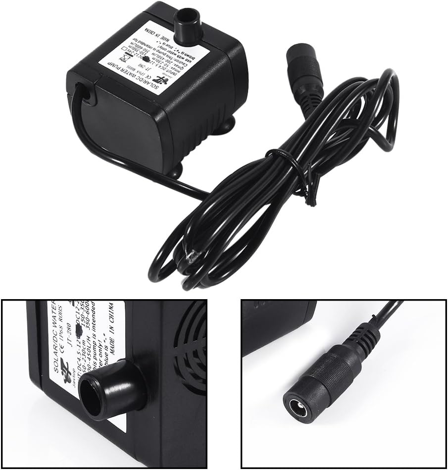 DC12V Solar Mini Tauch Wasserpumpe für Aquarium Brunnen Teich