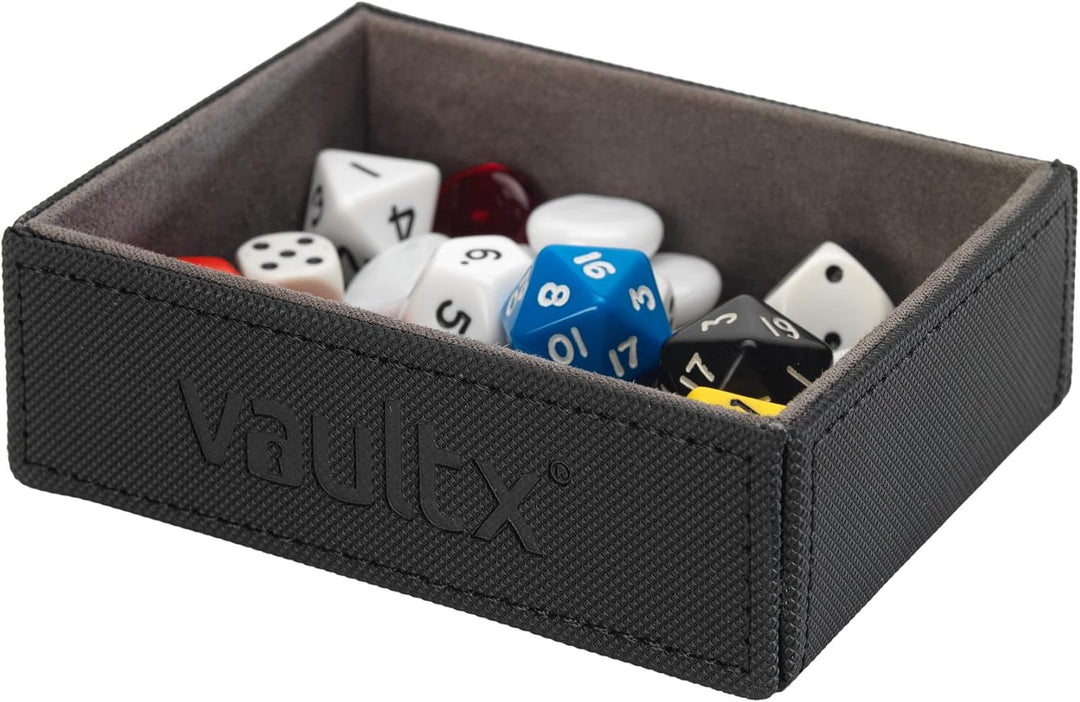 Vault X Exo-Tec Modulare Spielbox 200+ Deck Box mit Kartenfach und Zubehörschublade Abnehmbarer Deck