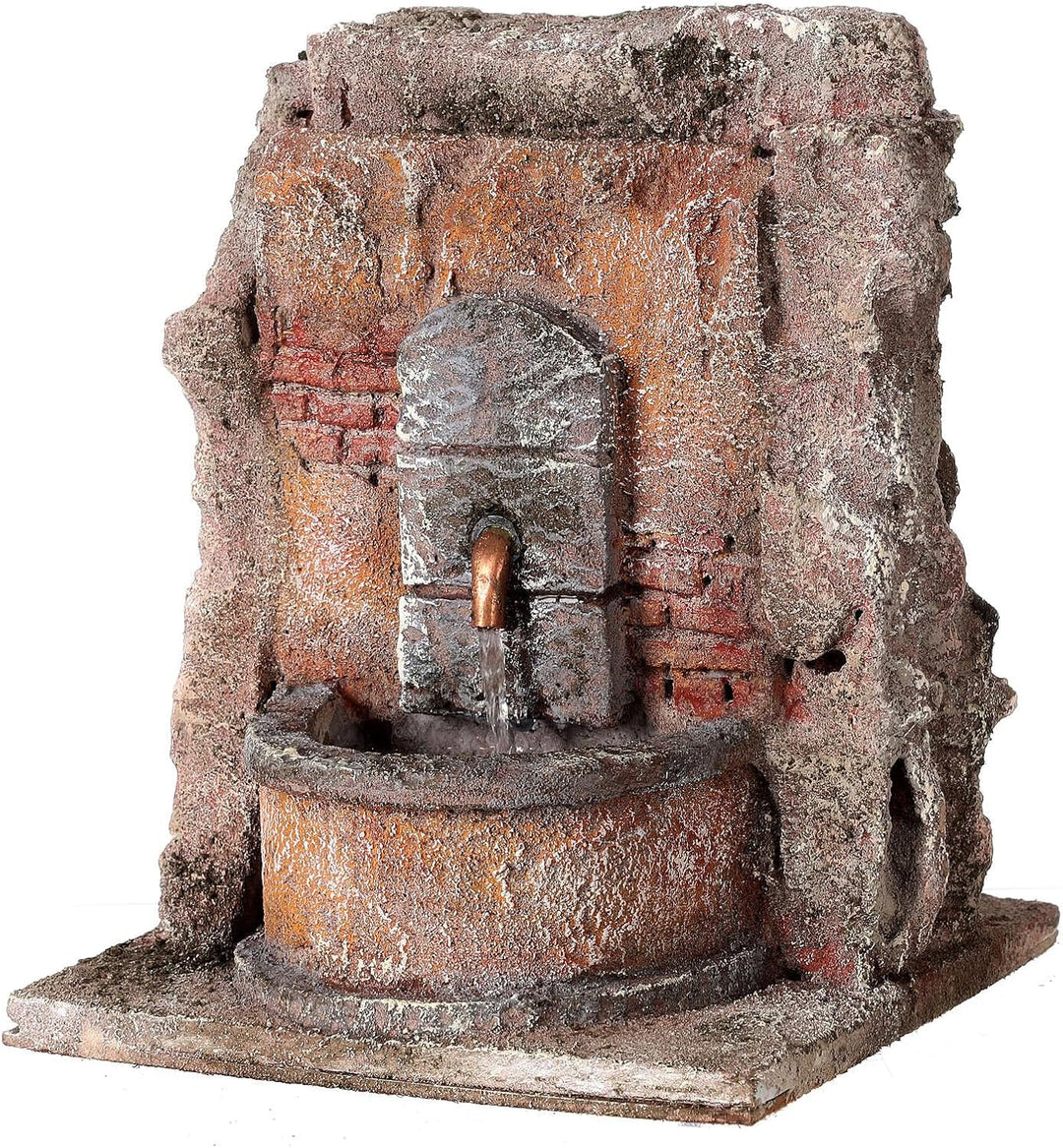 Holyart Brunnen für Krippe im Stein 18x16x16cm