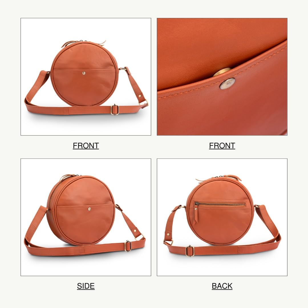 Runde Urban-Ledertaschen für Damen, Kreistaschen für Damen, Designer-Mode-Umhängetasche, kleine Umhä