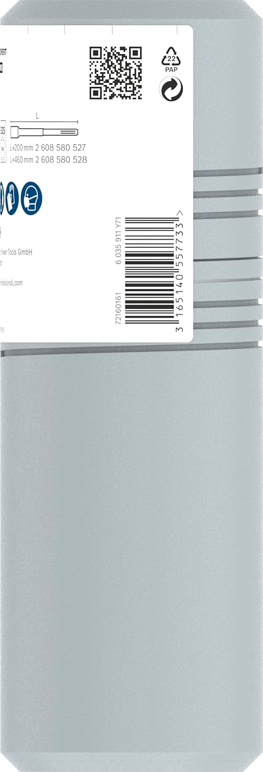 Bosch Professional Hohl-Bohrkrone SDS-max-9 Core Cutter zweiteilig mit Gewinde (Ø 45 mm) 45 mm 80 mm