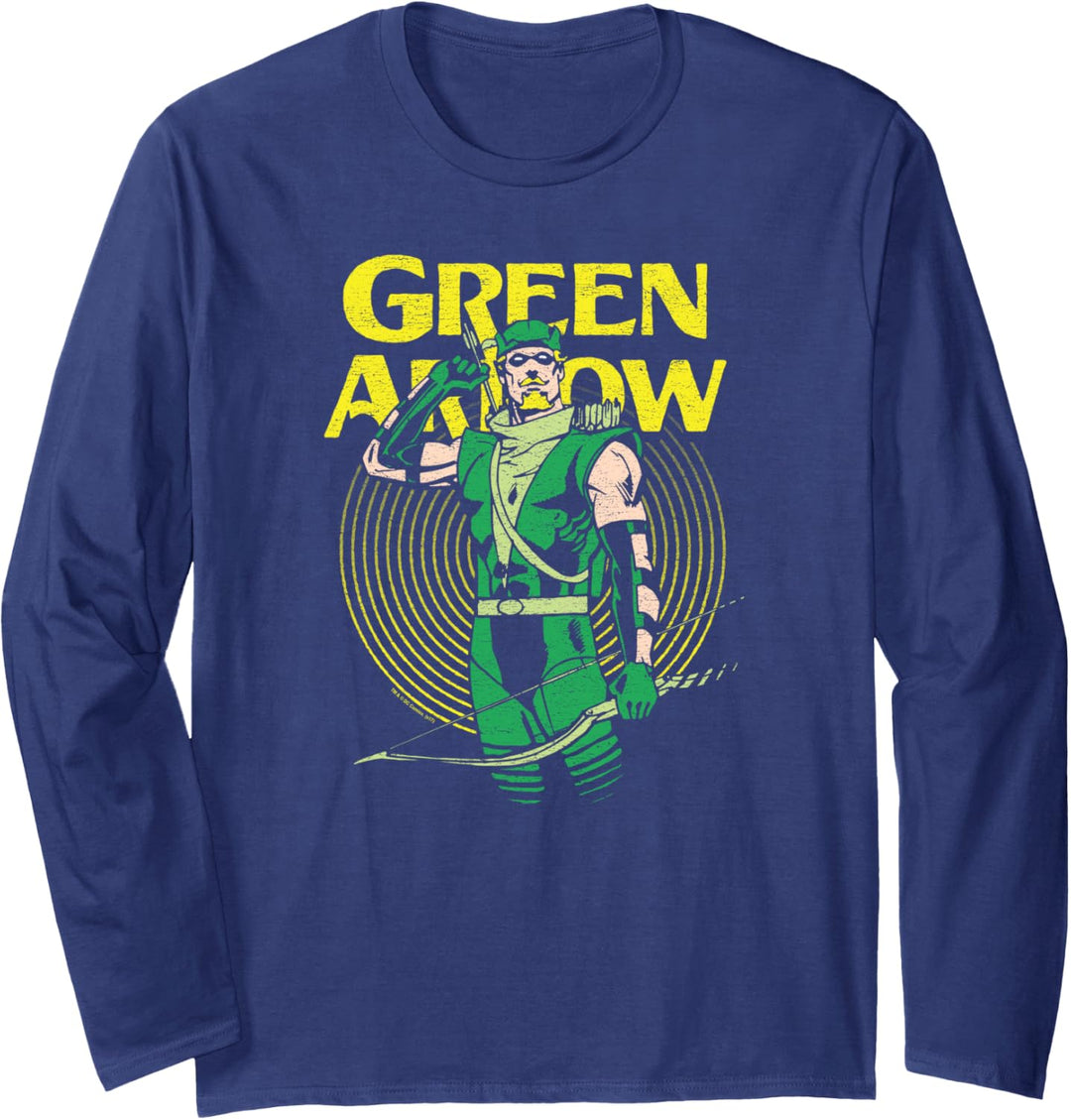 Justice League Green Arrow Pull Langarmshirt