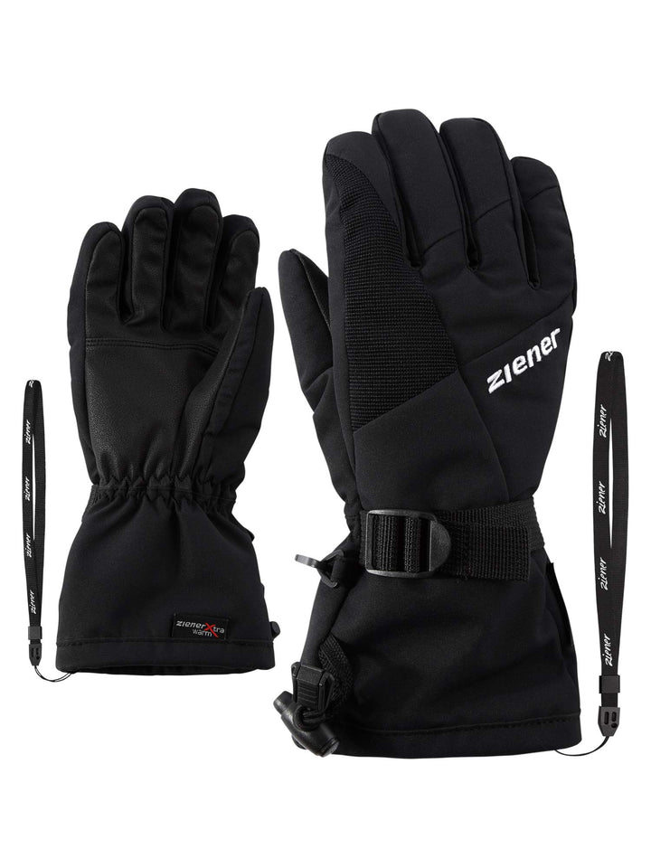 Ziener Kinder LANI GTX glove junior Ski-handschuhe 4 Schwarz, 4 Schwarz