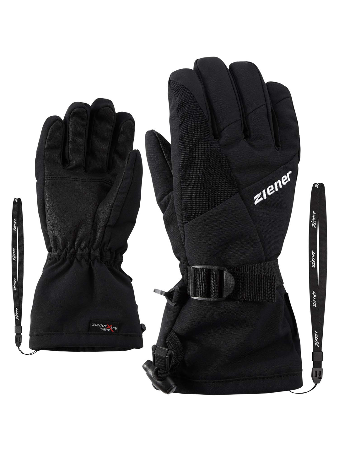 Ziener Kinder LANI GTX glove junior Ski-handschuhe 7.5 Schwarz, 7.5 Schwarz