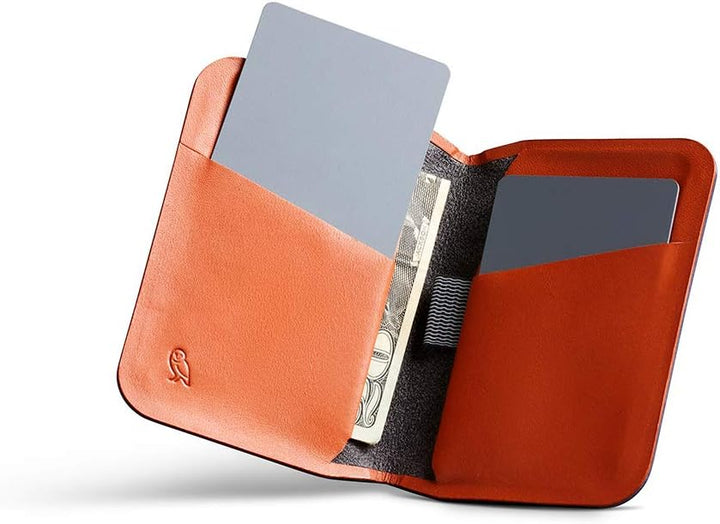 Bellroy Apex Slim Sleeve (Schlanke Faltbare Leder-Brieftasche mit RFID-Schutz) - Indigo, Indigo