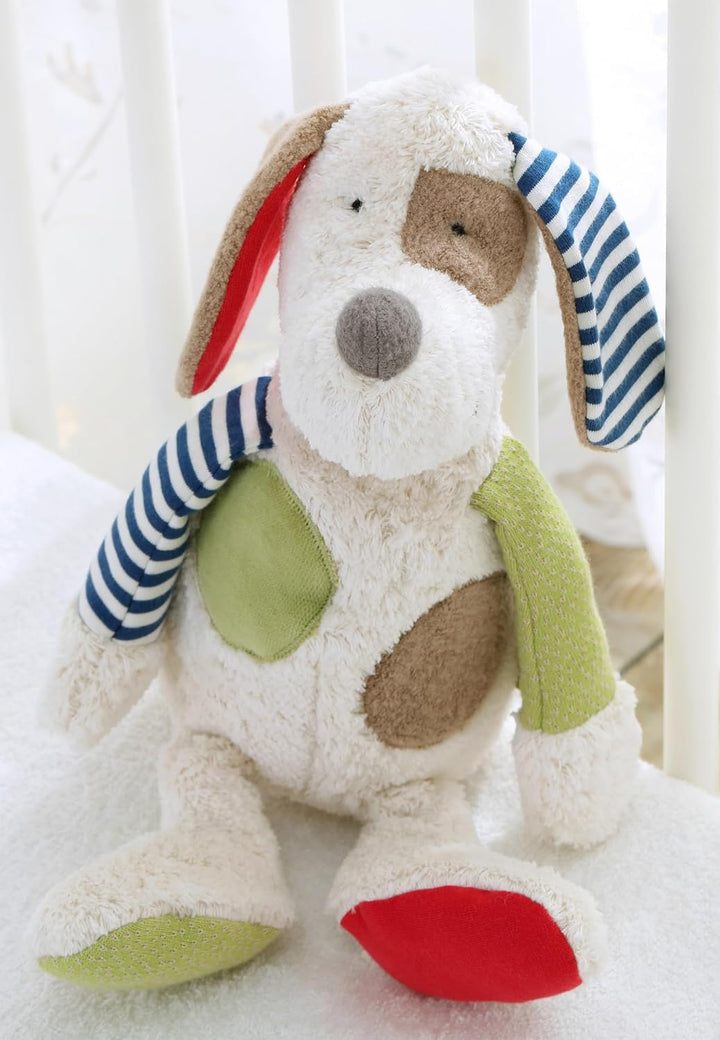 SIGIKID 38764 Kuscheltier Hund Green Mädchen und Jungen Babyspielzeug empfohlen ab Geburt mehrfarbig