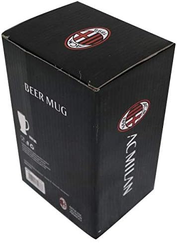 GIEMME AC Mailand Glasbierkrug 680 ML