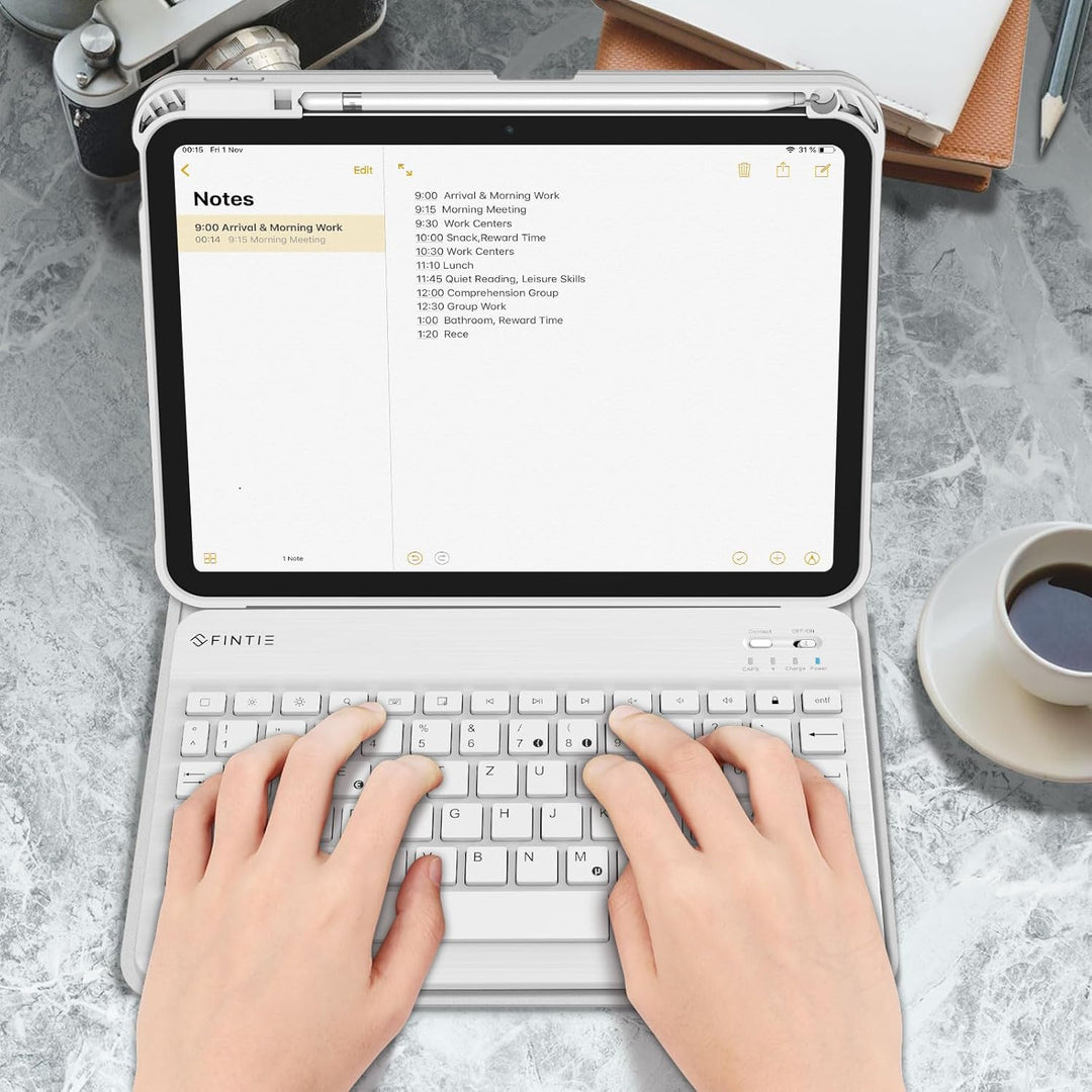 FINTIE Tastatur Hülle für iPad 11. Generation 11" 2025, iPad 10. Generation 2022 10.9", Schutzhülle