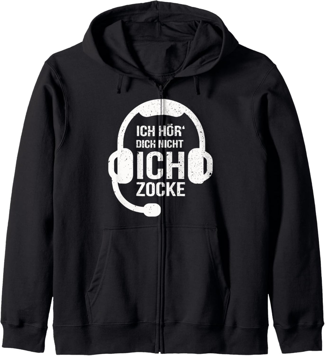 Ich Hör' Dich Nicht Ich Zocke Gamer Geschenk Kapuzenjacke
