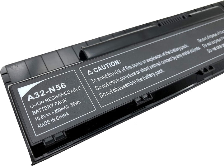 FengWings® A32-N56 10.8V 5200mAh Laptop Akku, Ersetzen für ASUS N46 N56 N76 R401B R501VB R701VB G56J