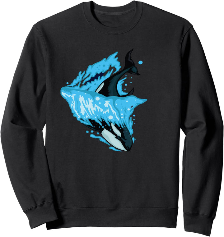 Ocean Orca Wale Geschenk Rettet den Killer Wal Sweatshirt