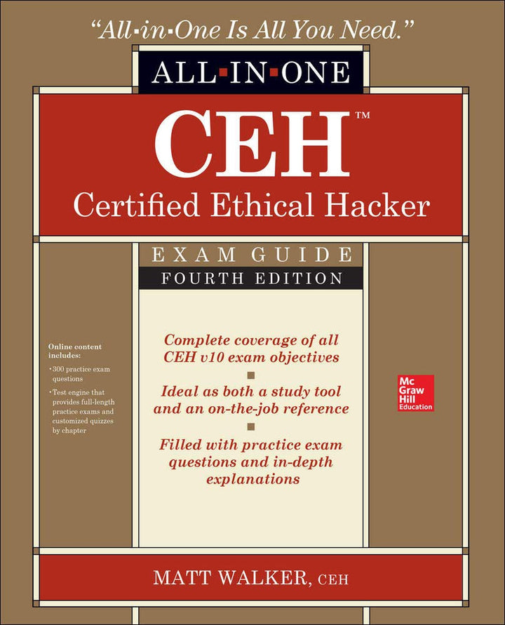 CEH Certified Ethical Hacker All-in-One Exam Guide, Fourth Edition, Taschenbuch