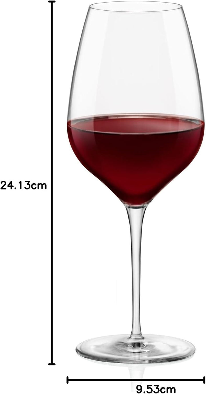 Bormioli Rocco 365745G42021990 InAlto TRE Sensi Weinglas, 625 ml, transparent