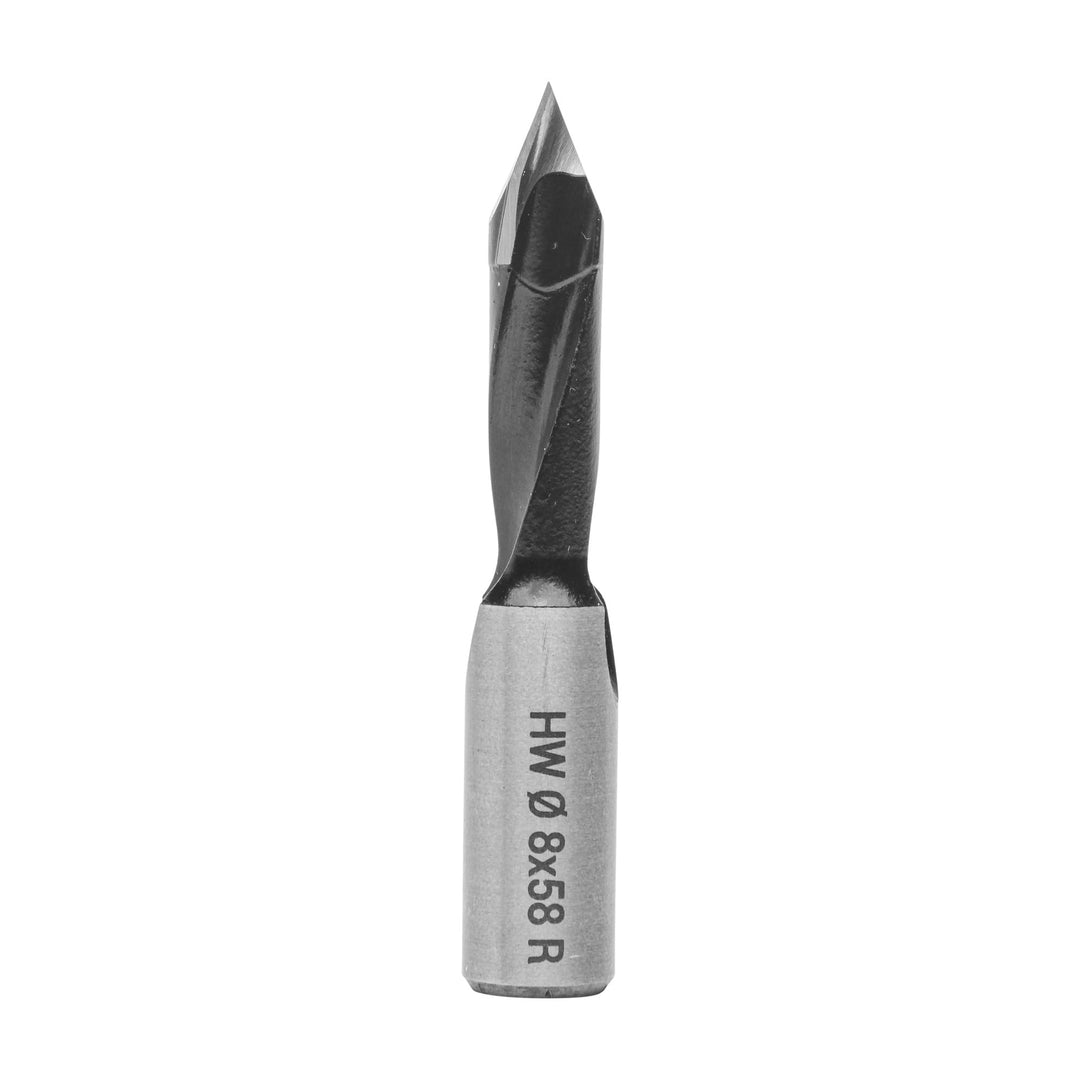 ENT 23045 Durchgangsbohrer HW, Schaft (S) 10 mm, Durchmesser (D) 8 mm, NL 27 mm, SL 24 mm, L 58 mm,