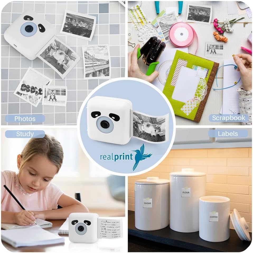 Colibri | Mobiler Thermodrucker | Thermal-Inkjet | Bubble-Jet Drucker mit USB und Bluetooth für Foto