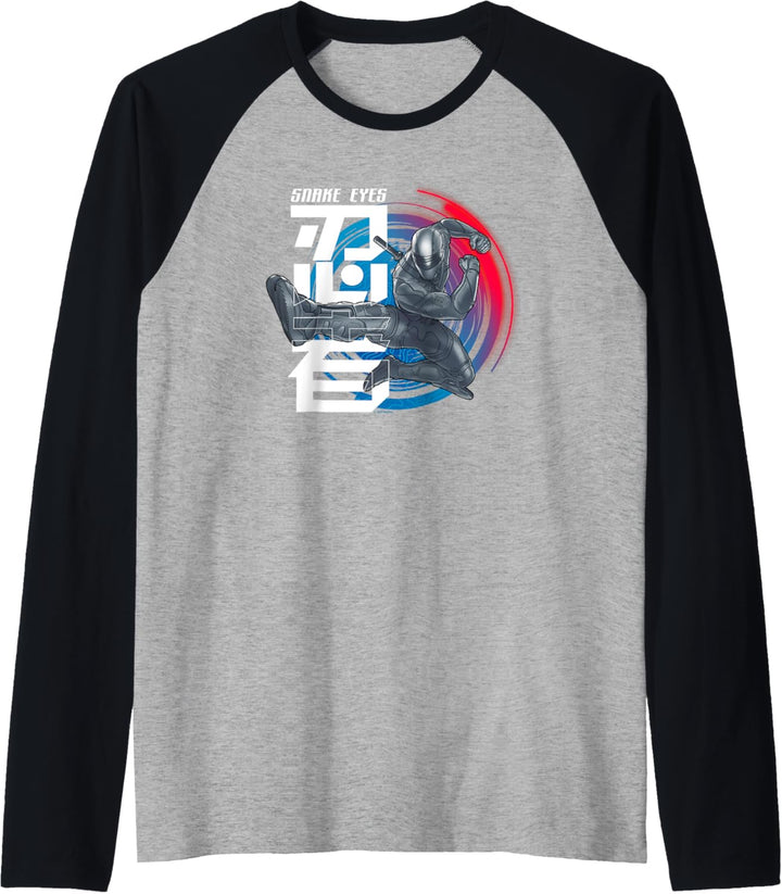 Snake Eyes Flying Kick Raglan