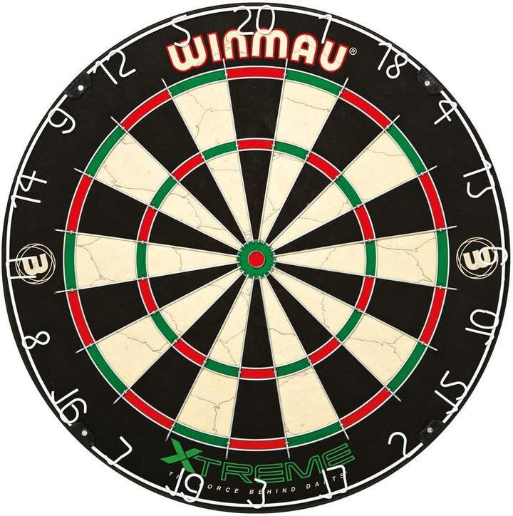 WINMAU Xtreme Dartscheibe, Schrank und Dartset mit Zubehör