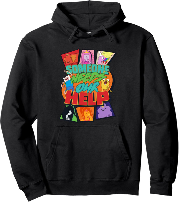 Cartoon Network Adventure Time Someone Needs Our Help Pullover Hoodie