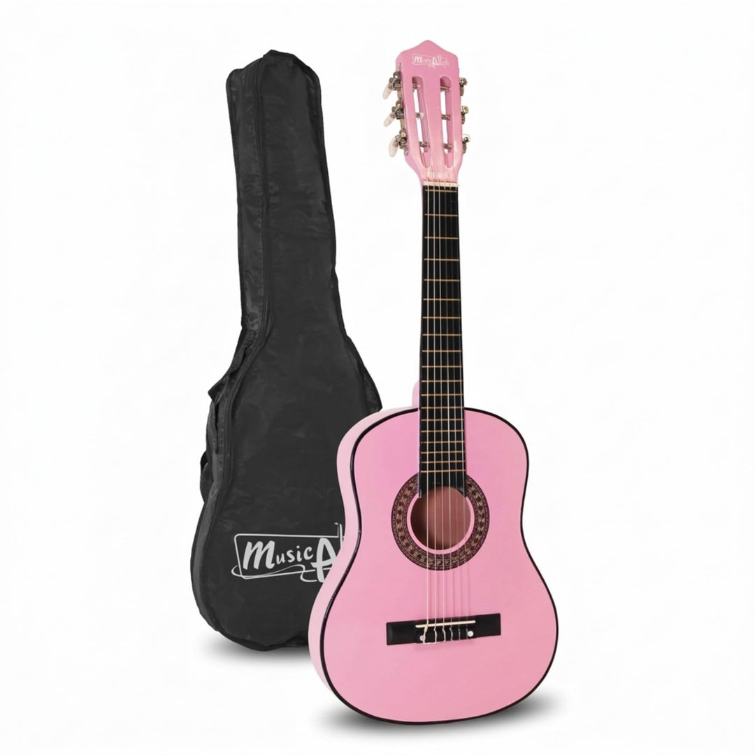 Music Alley MA-51 Classical Acoustic Guitar Kids Guitar and Junior Guitar Pink, Pink