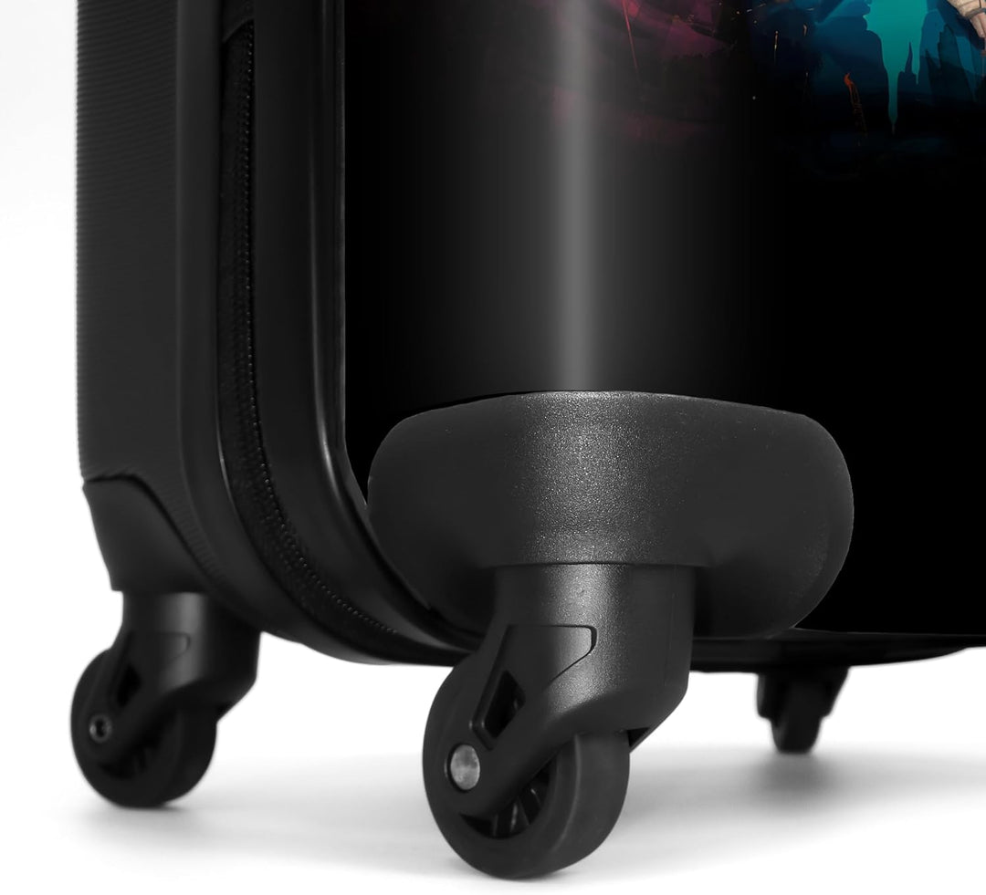 NoBoringSuitcases.com Hartschalenkoffer, Reisekoffer, Reisetasche mit Rollen, Koffer Mittelgross, Tr