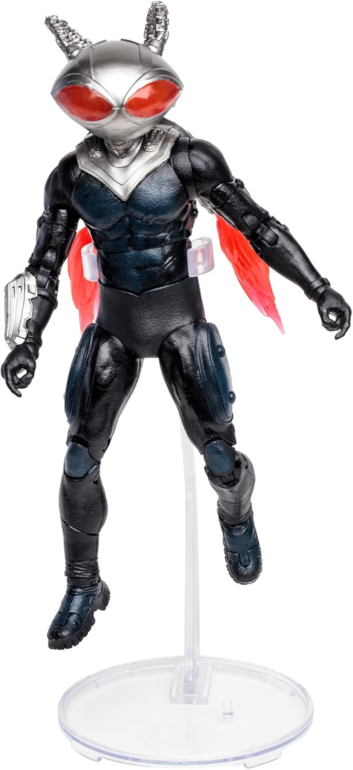 Lansay McFarlane Toys – DC – Aquaman 2 – Black Manta – 18 cm – Sammelfigur und Zubehör – Filmfiguren