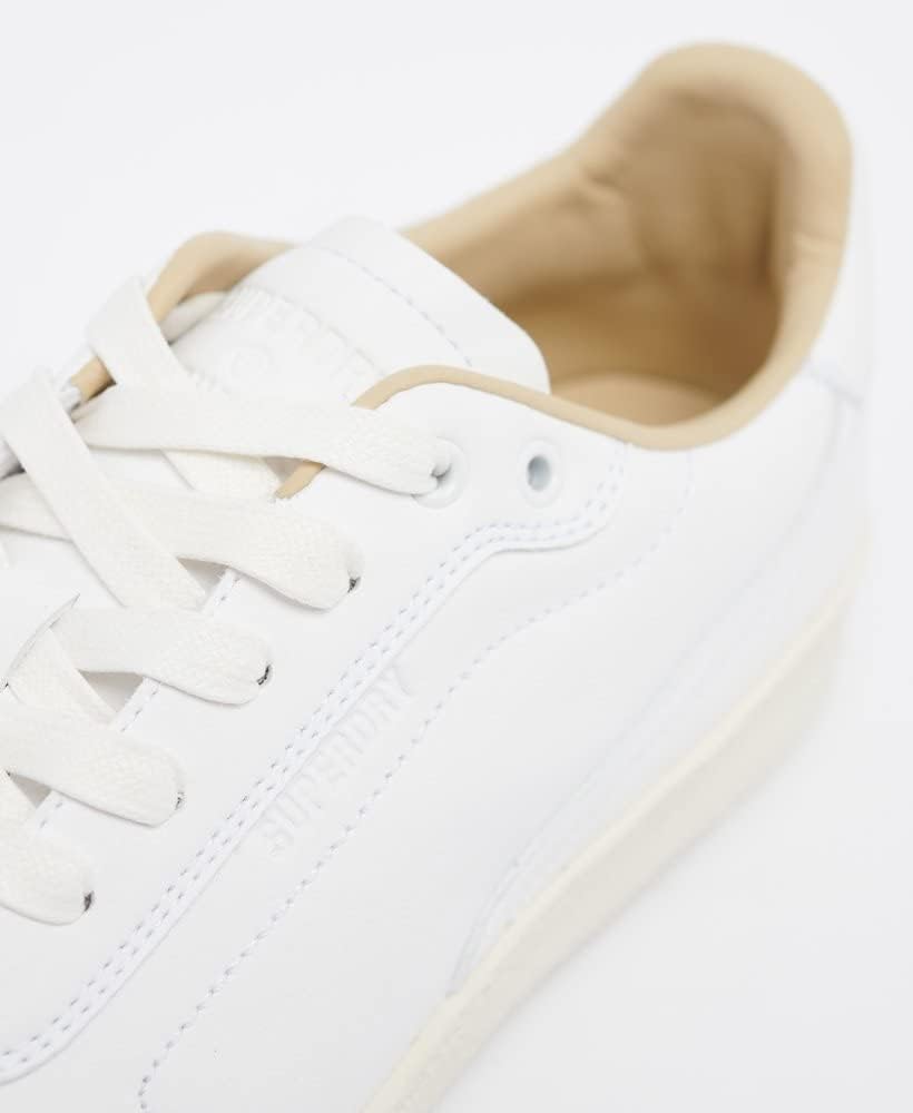 Superdry Herren Premium Sleek Trainer Sneaker 42 EU Weiss, 42 EU Weiss